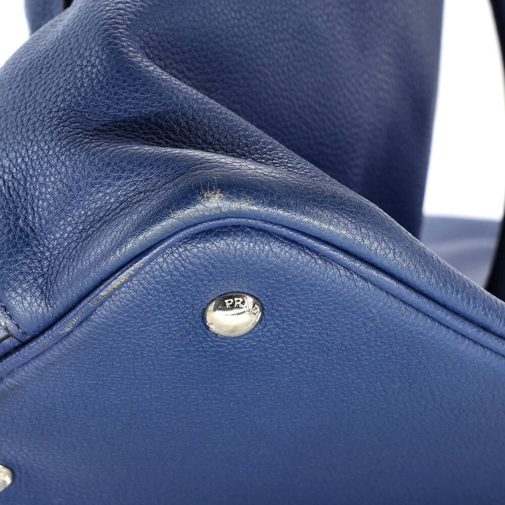 Prada Side Zip Convertible Tote Vitello #237747P86B - Picture 7 of 8